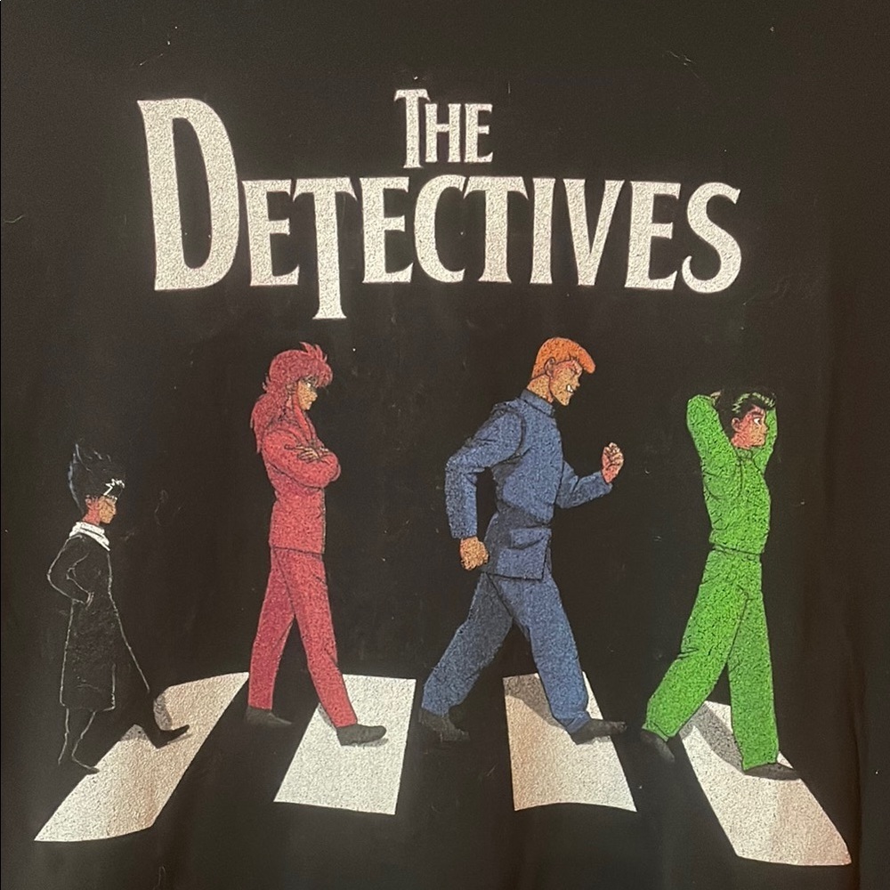 The Detectives Black Graphic T-Shirt - Picture 2 of 2